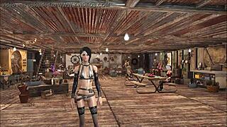 Fallout 4 fashion showcases Chyler Leigh as the top model in anime style.