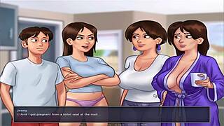 summer time saga unc part 38, hentai anime game dating scene