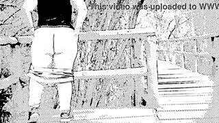 Hey, wanna bang this big-titted brunette in the park?