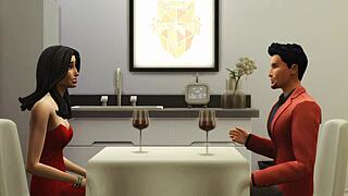 In Hentai Story, She Cheats on Husband with Blowjobs