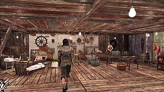 Fallout 4 fashion showcases Chyler Leigh as the top model in anime style.