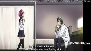 Pervy Teacher Blackmails Campus Lesbians in Uncensored Hentai