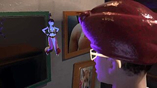 in crazy 3d cartoon two busty girls ride multiple cocks in threesome