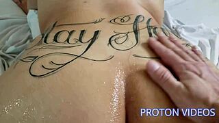 Once, famous Brazilian BBW Agatha Ludovino played pool, ending in oiled doggystyle.