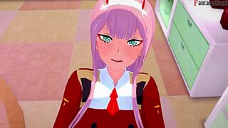 i watch zero two have hard sex with darling in franxx pov fantasy.