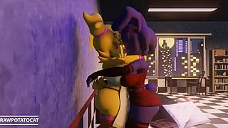 Join the wild orgy at Fredina’s nightclub with monster cock action!