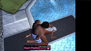 sex at the public pool jumping board 😎