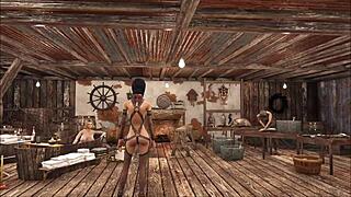 Fallout 4 fashion showcases Chyler Leigh as the top model in anime style.