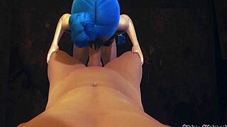 Jinx Gives Uncensored Blowjob In League Of Legends Hentai.