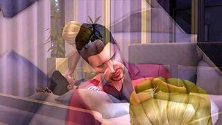 In Hentai Story, She Cheats on Husband with Blowjobs