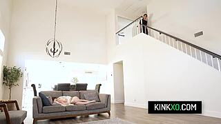 hey, watch how domina milf stepmom pristine edge shows stepson and aubree valentine kinky tricks!