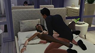 In Hentai Story, She Cheats on Husband with Blowjobs