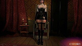 This citor3 femdom latex joi game is intense