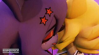 Join the wild orgy at Fredina’s nightclub with monster cock action!