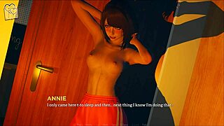 cute fat girl in sexy outfit plays hentai game