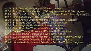 hey cuckie, watch your friend bang me hard, agness, while you jerk off?