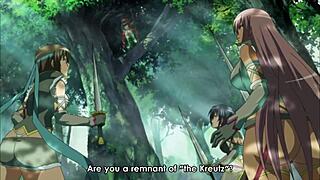 Queens Blade S4 OVA fanservice scenes compilation