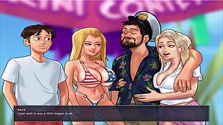 summer time saga unc part 38, hentai anime game dating scene