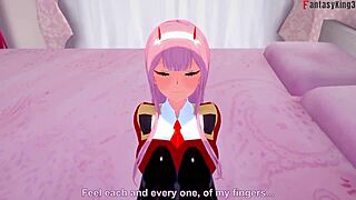 i watch zero two have hard sex with darling in franxx pov fantasy.