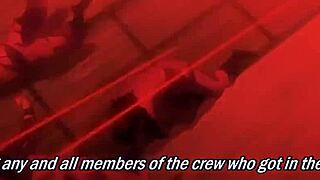 hey, this prison hentai has bound slaves in gangbang humiliation