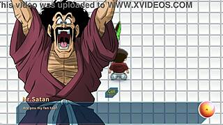 bulma adventure 4 - mr satan watchin miss piiza gangbanged oops