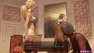 Horny chick sneaks into wild hobo gangbang in 3D cartoon