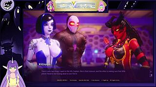 Studiofows Subverse Part 12 Features Sexy Anime Characters With Big Tits And Ass In Cartoon Game