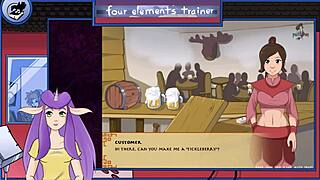 yo, mixing drinks gets wild in avatar airbender hentai part 19