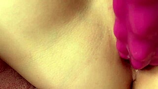 I came twice with my monster dildos, feeling so wet and orgasming hard.