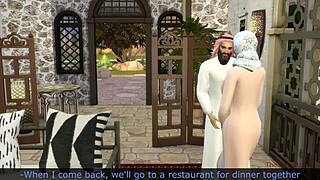 अरब औरत पति से चीटिंग करके हैंडसम स्टड से चुदाई करती है