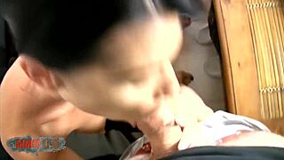 A Cute Hotty Housewife Gets Doggystyle Cumshot