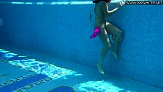 Jessica Lincoln in a hot bikini at the pool