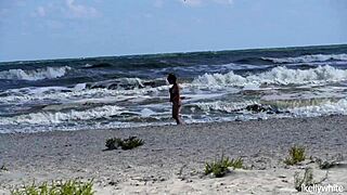 yo, check out this wild public banging on the beach!