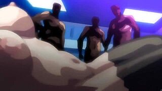 what's happening in prison battleship episode 2-4 with bound slaves?