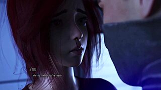 Big Ass Redhead Feels Intense Pleasure Standing