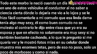 horny uber ride with mexican milf 😏