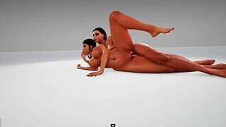 futa babe fucks busty bitch in 3d porn