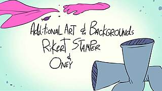 i powertrip in this cartoon with ripped clothes