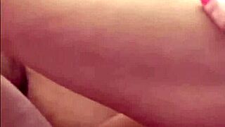 Watch this horny Italian get fucked by a stranger in lingerie, with blowjob and cowgirl