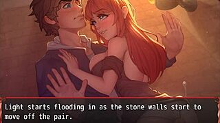 harem in another world hentai game ep 13 best thighjob ever