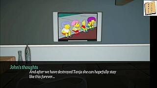 my new family episode 32 with small tits milf and teen redhead in erotic cartoon game