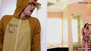 Lexi Luna's amazing body rides her boyscout step son with raw power