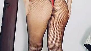 Mireladelicia's compilation of exhibitionism, masturbation, and striptease with dildo.