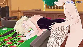 Mitsuki Bakugo And Kyoka Jiro And Izuku Midoriya Bunny Girl Intense Sex - My Hero Academia Hentai