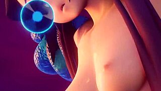 mona encounters slime in this anime hentai cartoon adventure.