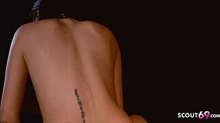 i'm model carla mai seducing to fuck publicly at casting