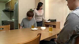 Waterzawa Riku, friend's mom, gets me wild with desire