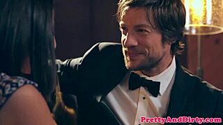 Tricked model babe rides rough until messy cumshot finish.