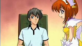 Sexy anime maid casually gets her pussy fucked in hardcore scene.