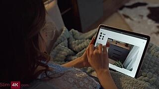 Megan Glock Goes Wild in Threesome with Boyfriend and His Buddy, Riding Hard.